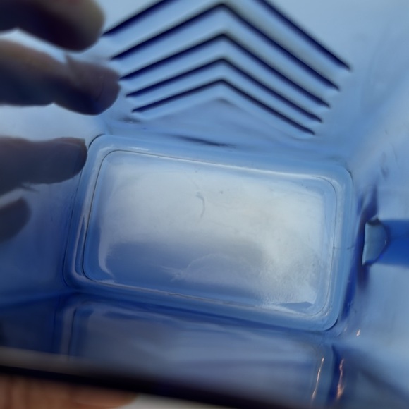 Hazel Atlas Vintage Cobalt Blue Small Pitcher Creamer Syrup Gravy Depression Era - Picture 7 of 9